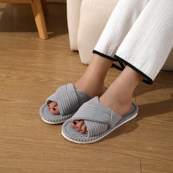 Slippers Open Home Non-slip Flat Couple - Image 5