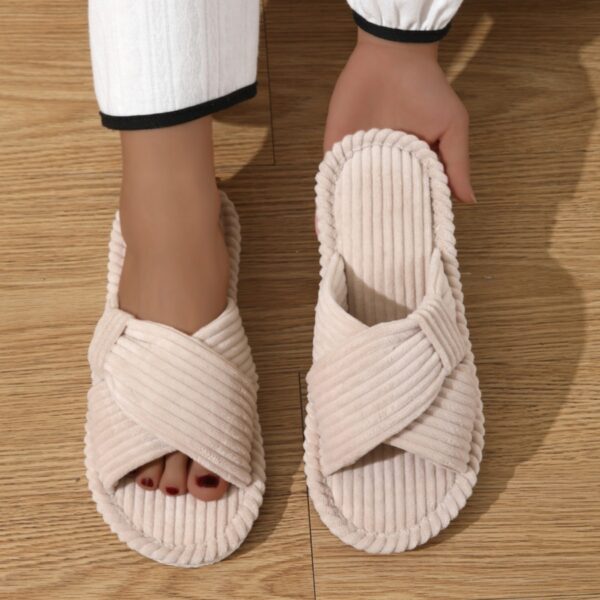 Slippers Open Home Non-slip Flat Couple - Image 3
