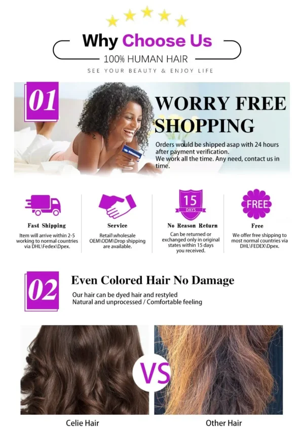 CELIE Pre-styled Butterfly Haircut Pop Layers Wig 200% Loose Wave 6×5 Ready To Go Glueless Wig Pre Plucked 13x4 Lace Frontal Wig - Image 12