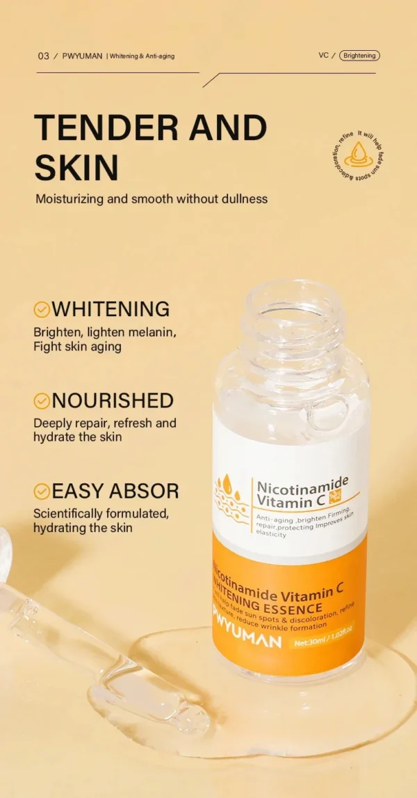 Vitamin C Whitening Serum Face Remove Dark Spots Freckles Fade Melanin Retinol Anti-wrinkle Essence Brightening Korean Skin Care - Image 13