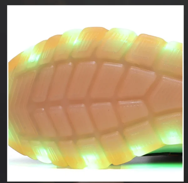 Kids Sneakers Light Up Skateboarding Shoes Fashion Spider Web Flat Walking Sports Shoes LED USB Charging Flashing Casual Shoes - Image 25