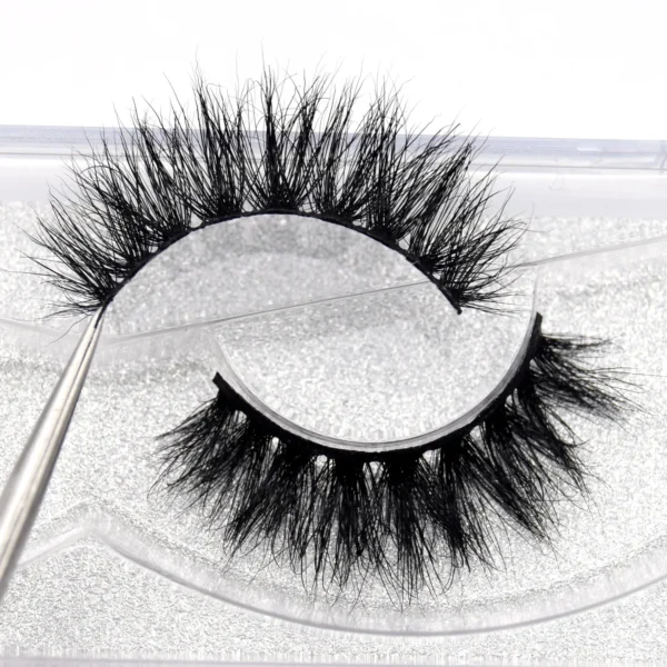 Visofree Mink 3D Lashes Handmade Mink Lashes  Long False Eyelashes Crisscross Maquiagem Profissional Makeup Eye Lashes 3D08