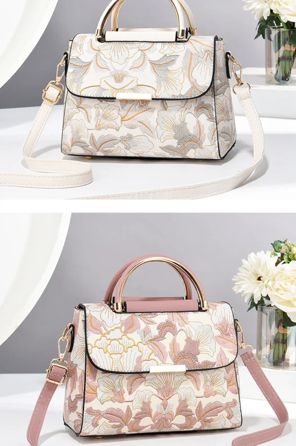New Women's bags 2025 fashion trend design stripe hit color handbag shoulder bag messenger bag Korean style bag - Image 19