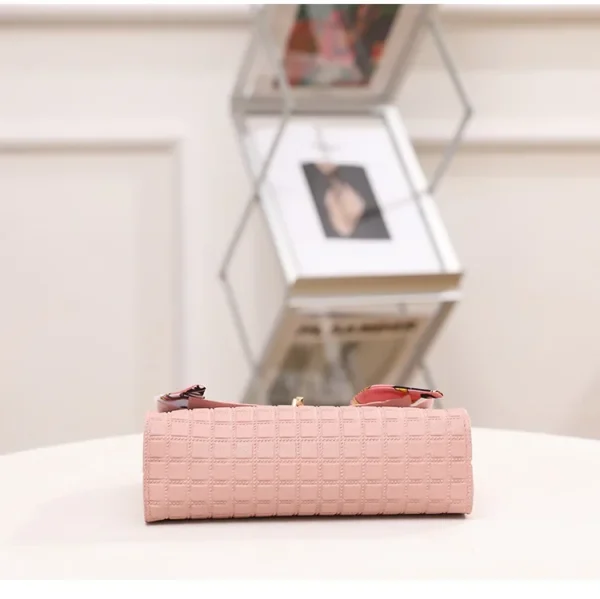 Women's Bag New Fashion Simple Plaid Embossed Crossbody Scarf Small Square Bag Single Shoulder Bag designer bags - Image 31