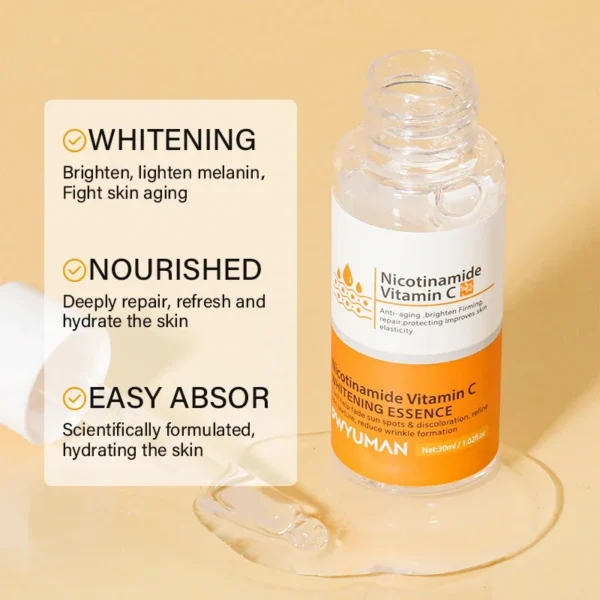 Vitamin C Whitening Serum Face Remove Dark Spots Freckles Fade Melanin Retinol Anti-wrinkle Essence Brightening Korean Skin Care - Image 4