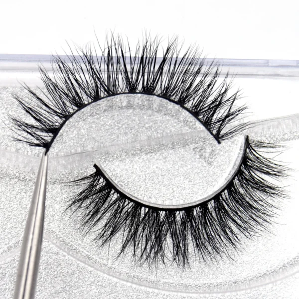 Visofree Mink 3D Lashes Handmade Mink Lashes  Long False Eyelashes Crisscross Maquiagem Profissional Makeup Eye Lashes 3D08 - Image 9