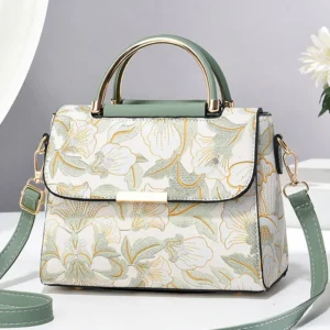 New Women's bags 2025 fashion trend design stripe hit color handbag shoulder bag messenger bag Korean style bag