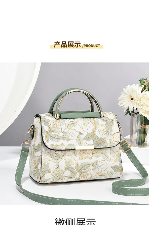 New Women's bags 2025 fashion trend design stripe hit color handbag shoulder bag messenger bag Korean style bag - Image 25