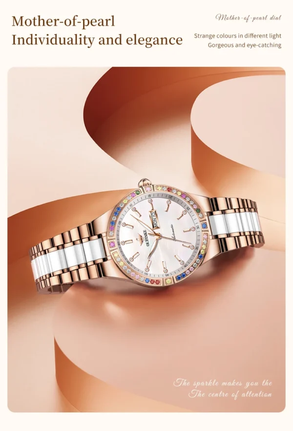 OUPINKE Women's Watches Imported Automatic Mechanical Watch Movement Luxury Top Brand Wrist watch for Ladies 2024 Trend - Image 34