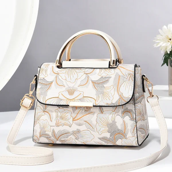 New Women's bags 2025 fashion trend design stripe hit color handbag shoulder bag messenger bag Korean style bag - Image 8