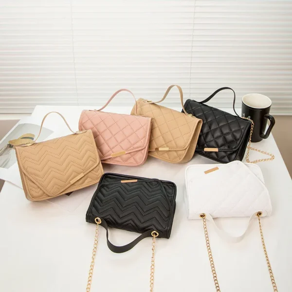 2022 Messenger Bag for Women Luxury Lingge Embroidery Handbags Female Cosmetic Bag Fashion Chain Ladies Crossbody Shoulder Bags - Image 28