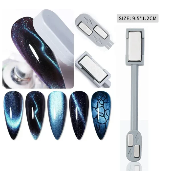 8ml Cat Eye Nail Gel Polish 9D Upgraded Magnetic Gel Polish Galaxy Chameleon Effect Nail Gel Soak Off Salon Manicure Nail Gel - Image 12