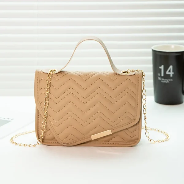 2022 Messenger Bag for Women Luxury Lingge Embroidery Handbags Female Cosmetic Bag Fashion Chain Ladies Crossbody Shoulder Bags - Image 5