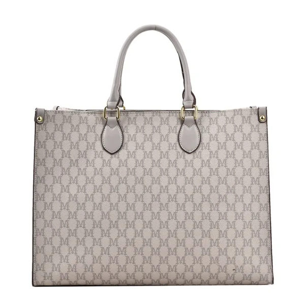 Large-capacity women's bags in Europe and the United States retro shoulder bag classic letters PU commuter handbags women - Image 12