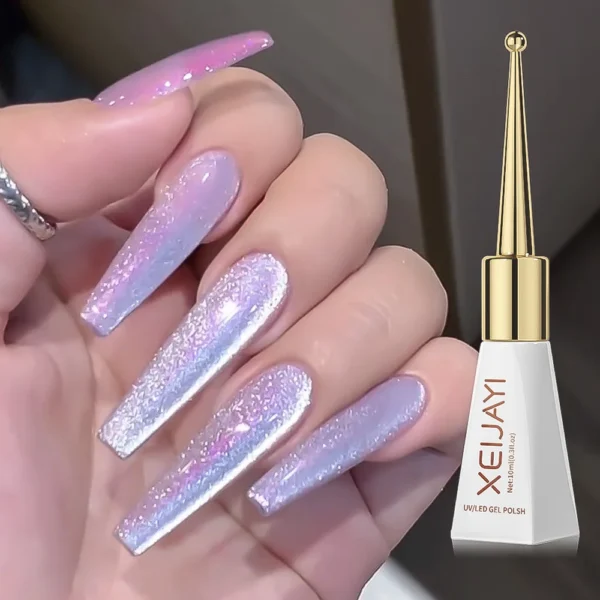 8ml Cat Eye Nail Gel Polish 9D Upgraded Magnetic Gel Polish Galaxy Chameleon Effect Nail Gel Soak Off Salon Manicure Nail Gel - Image 14