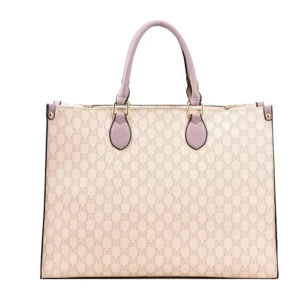 Large-capacity women's bags in Europe and the United States retro shoulder bag classic letters PU commuter handbags women - Image 8