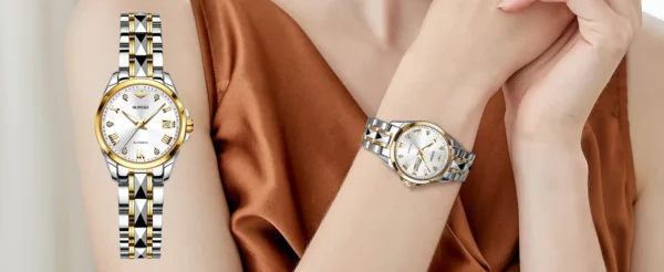 OUPINKE 3171 Automatic Watch for Women Top Brands Tungsten steel Sapphire Waterproof Luxury Wristwatch Women's Mechanical Watch - Image 18