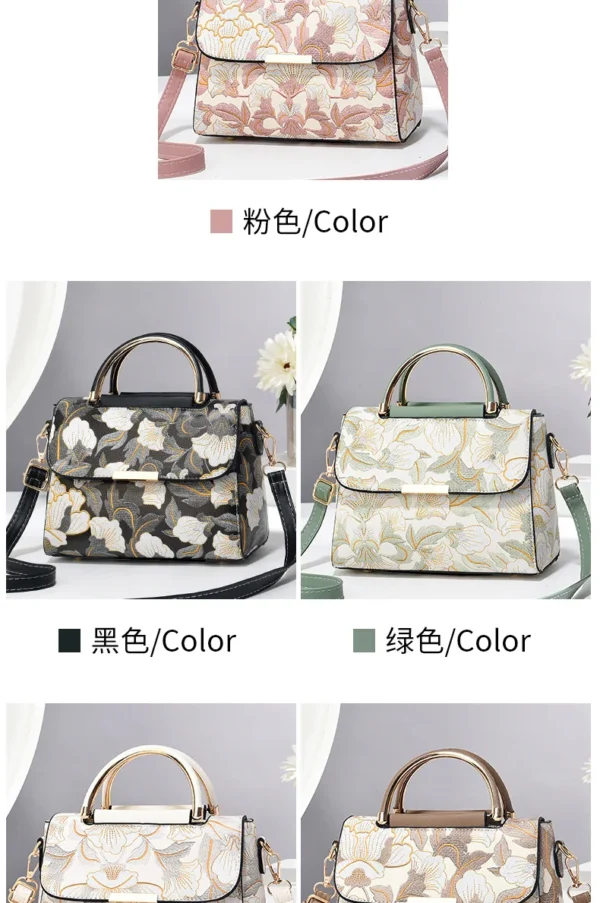 New Women's bags 2025 fashion trend design stripe hit color handbag shoulder bag messenger bag Korean style bag - Image 22