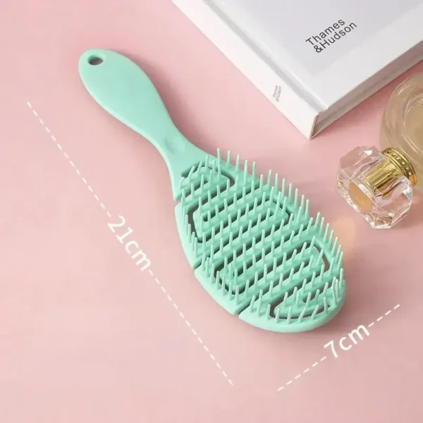 Square Hollow Hair Scalp Massage Comb Hair Brushes Antistatic Wet Dry Curly Detangler Hairbrush Nylon Special for Real Hair Wigs - Image 11
