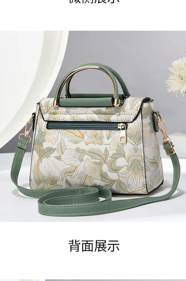 New Women's bags 2025 fashion trend design stripe hit color handbag shoulder bag messenger bag Korean style bag - Image 26