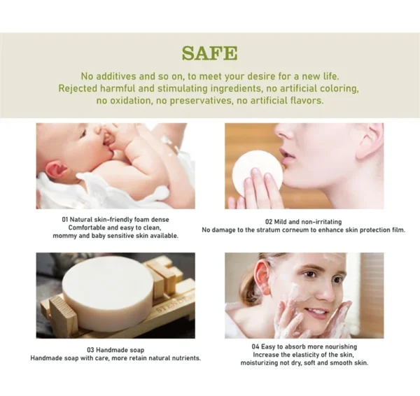 Body Whitening Soap Underarm Knee Bleaching Soap Chicken Skin Removal Dark Spot Removal Dead Skin Moisturize Brighten Body Care - Image 23