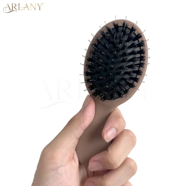 ARLANY Boar Bristle Hair Comb Mini Matte Finish Hair Scalp Massage Comb Hairbrush Detangling Cushion Brush Hairdressing Tool - Image 2