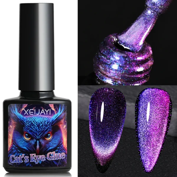 8ml Cat Eye Nail Gel Polish 9D Upgraded Magnetic Gel Polish Galaxy Chameleon Effect Nail Gel Soak Off Salon Manicure Nail Gel - Image 37