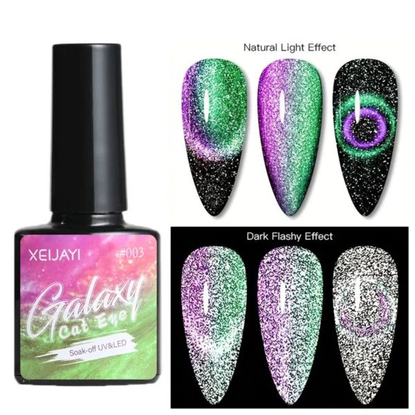 8ml Cat Eye Nail Gel Polish 9D Upgraded Magnetic Gel Polish Galaxy Chameleon Effect Nail Gel Soak Off Salon Manicure Nail Gel - Image 31