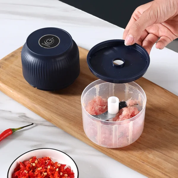 Electric Kitchen Food Chopper Mini Garlic Masher crusher USB Portable Meat Grinder Vegetable Chopper for Kitchen Gadgets - Image 3