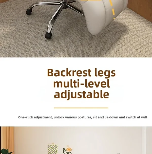 Computer Chair, Home, Comfort, Lazy, Sofa, Sedentary, Backrest, Office, College Students, Dormitory, E-sports, Live Broadcast - Image 35