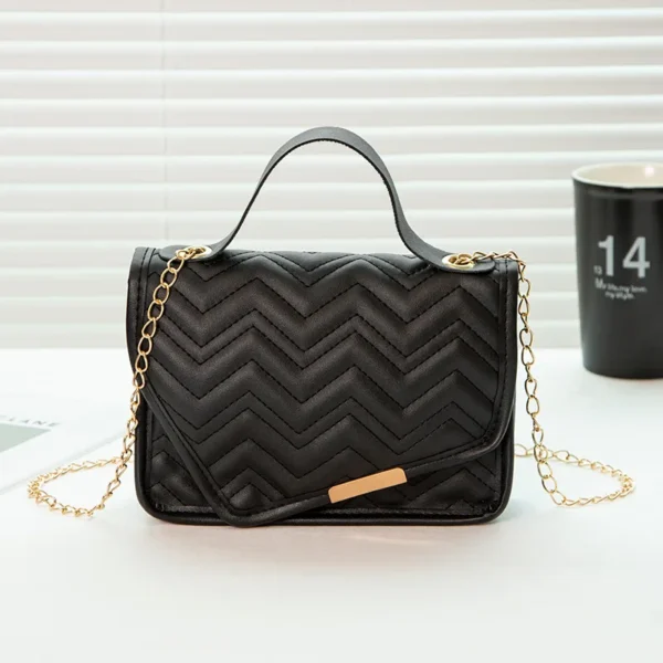 2022 Messenger Bag for Women Luxury Lingge Embroidery Handbags Female Cosmetic Bag Fashion Chain Ladies Crossbody Shoulder Bags - Image 2