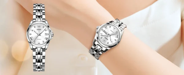 OUPINKE 3171 Automatic Watch for Women Top Brands Tungsten steel Sapphire Waterproof Luxury Wristwatch Women's Mechanical Watch - Image 21