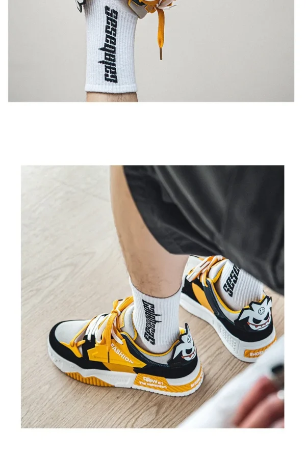 New Men's Sneakers Fashion Skateboard Shoes Outdoor Casual Running Shoes for Men Lace-up Platform Tenis Shoes Zapatillas Hombre - Image 20