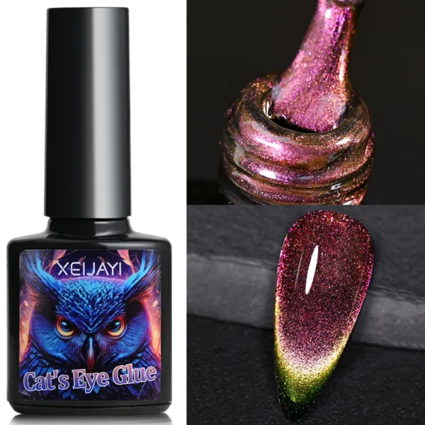 8ml Cat Eye Nail Gel Polish 9D Upgraded Magnetic Gel Polish Galaxy Chameleon Effect Nail Gel Soak Off Salon Manicure Nail Gel - Image 43
