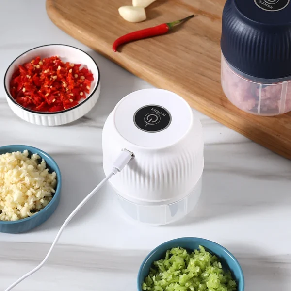 Electric Kitchen Food Chopper Mini Garlic Masher crusher USB Portable Meat Grinder Vegetable Chopper for Kitchen Gadgets - Image 4