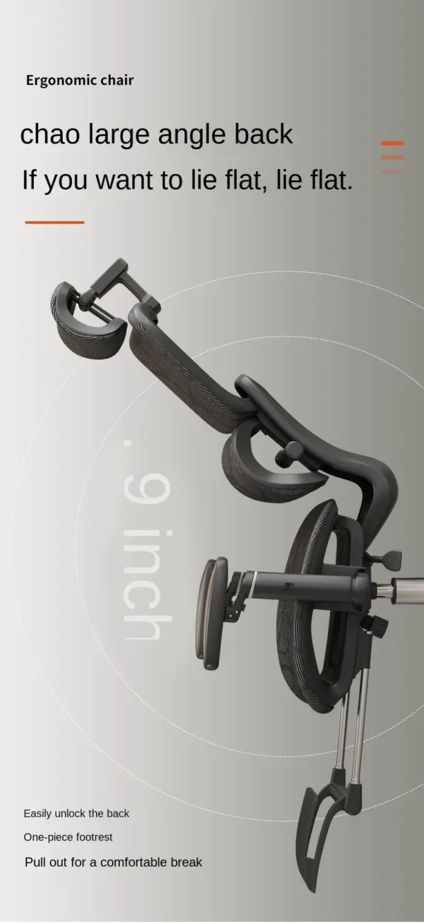 Ergonomic Chair Lumbar Computer Chair Home Comfort Sedentary Gaming Chair Reclining Office Chair For Desk chair news - Image 46