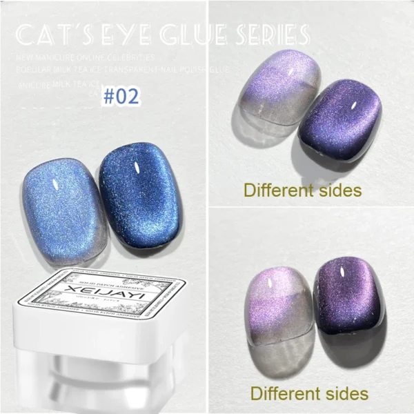 8ml Cat Eye Nail Gel Polish 9D Upgraded Magnetic Gel Polish Galaxy Chameleon Effect Nail Gel Soak Off Salon Manicure Nail Gel - Image 74