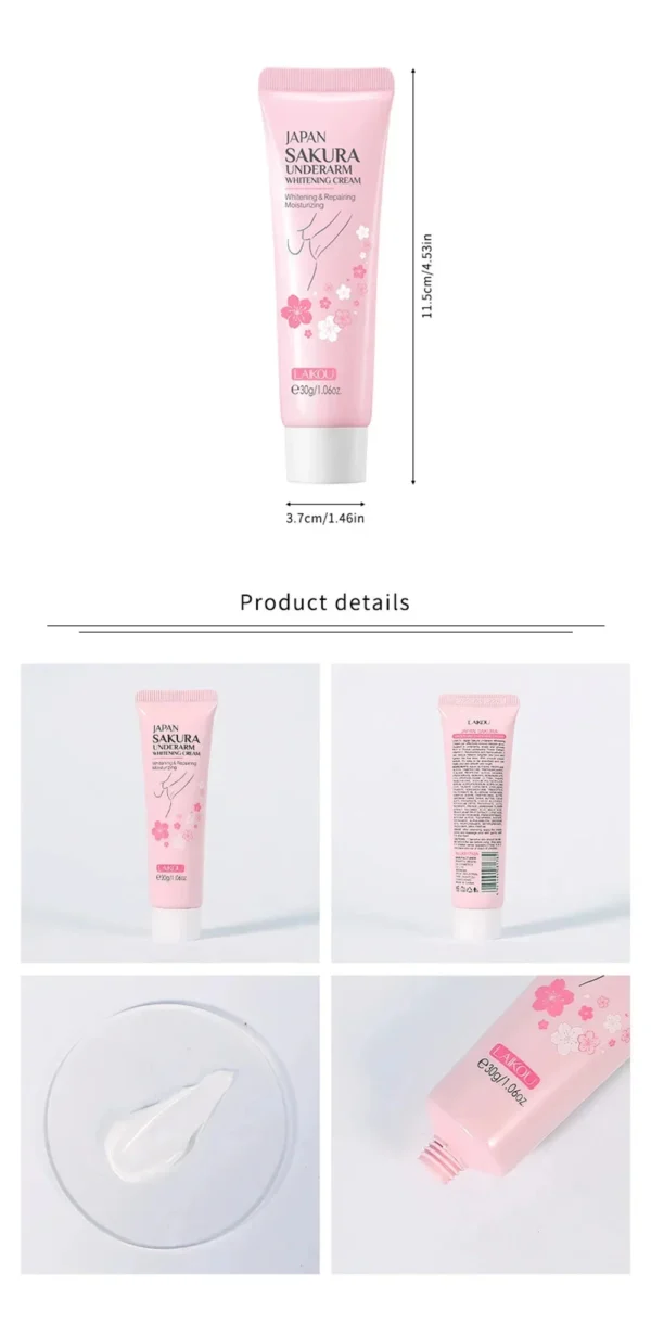 Whitening Cream For Dark Skin Armpit Thigh Inner Joint Lightening Intimate Area Underarm Body Care Private Parts Brighten Lotion - Image 26