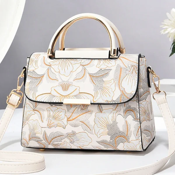 New Women's bags 2025 fashion trend design stripe hit color handbag shoulder bag messenger bag Korean style bag - Image 3