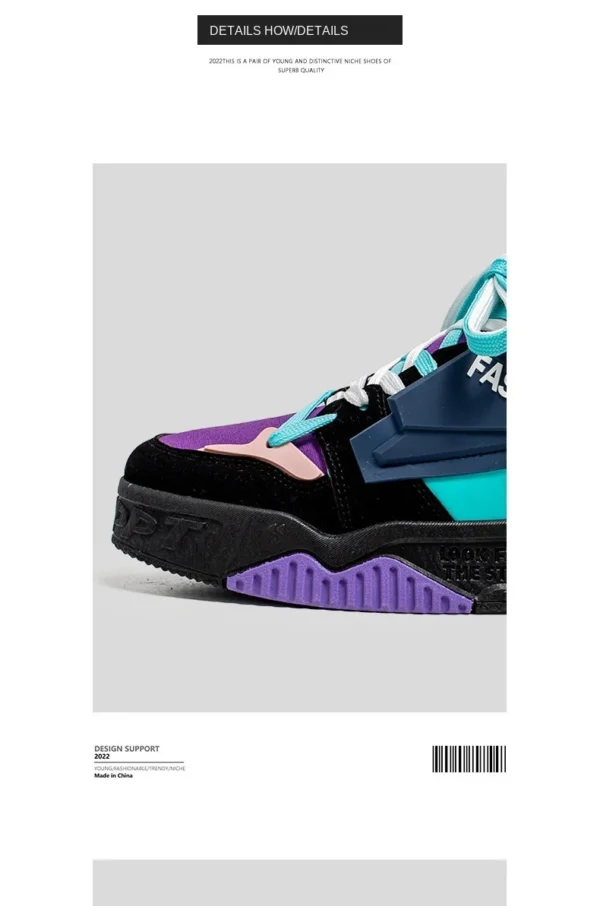 New Men's Sneakers Fashion Skateboard Shoes Outdoor Casual Running Shoes for Men Lace-up Platform Tenis Shoes Zapatillas Hombre - Image 10