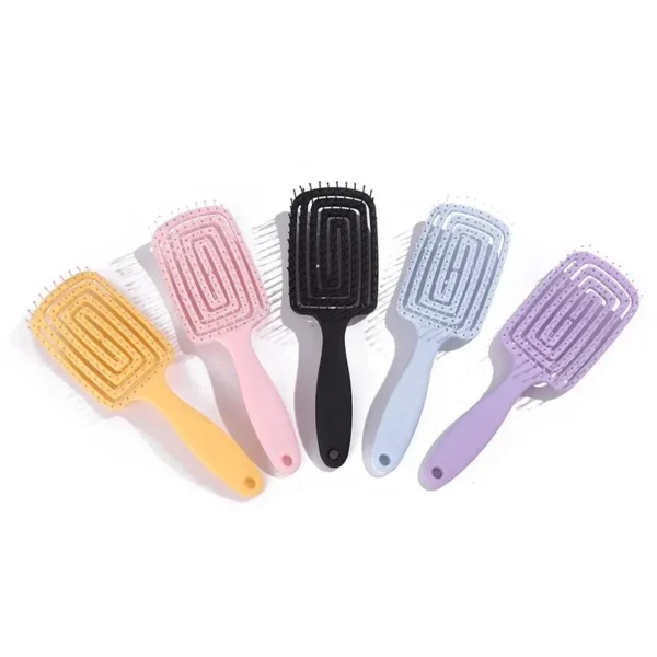 Square Hollow Hair Scalp Massage Comb Hair Brushes Antistatic Wet Dry Curly Detangler Hairbrush Nylon Special for Real Hair Wigs - Image 13