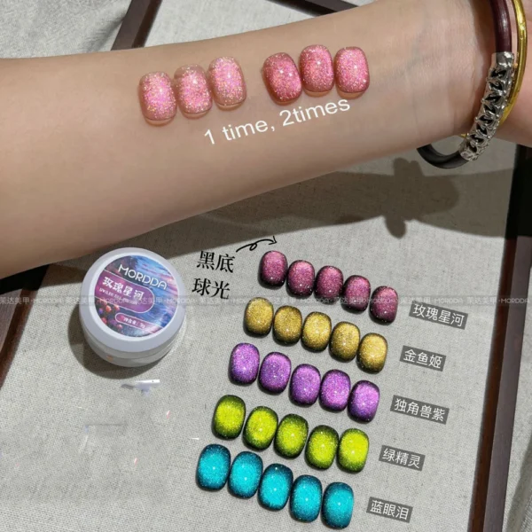 8ml Cat Eye Nail Gel Polish 9D Upgraded Magnetic Gel Polish Galaxy Chameleon Effect Nail Gel Soak Off Salon Manicure Nail Gel - Image 60