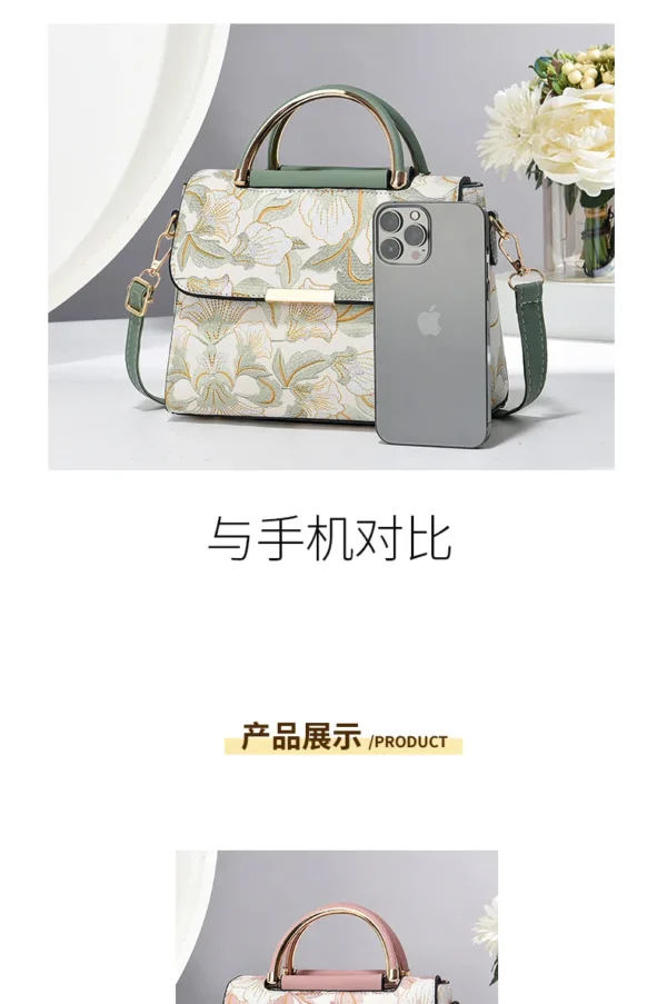 New Women's bags 2025 fashion trend design stripe hit color handbag shoulder bag messenger bag Korean style bag - Image 21