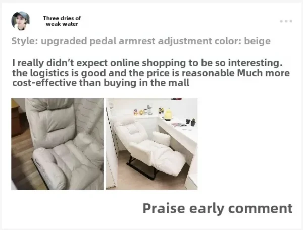 Computer Chair, Home, Comfort, Lazy, Sofa, Sedentary, Backrest, Office, College Students, Dormitory, E-sports, Live Broadcast - Image 20