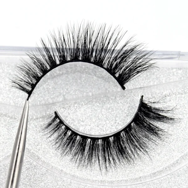 Visofree Mink 3D Lashes Handmade Mink Lashes  Long False Eyelashes Crisscross Maquiagem Profissional Makeup Eye Lashes 3D08 - Image 7