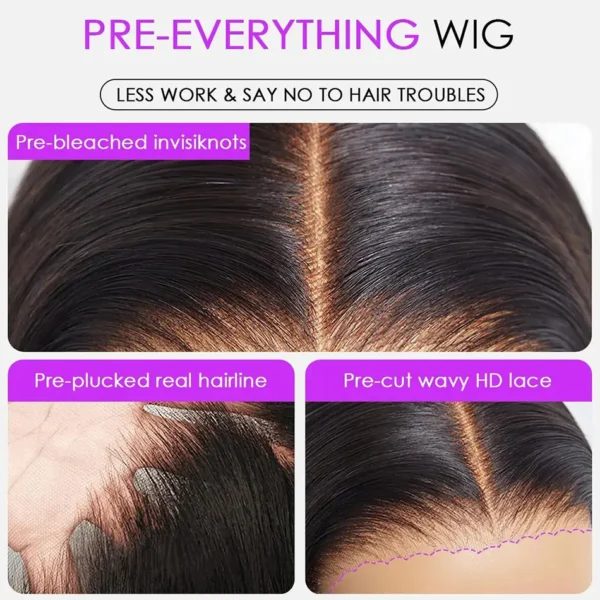 CELIE Pre-styled Butterfly Haircut Pop Layers Wig 200% Loose Wave 6×5 Ready To Go Glueless Wig Pre Plucked 13x4 Lace Frontal Wig - Image 11
