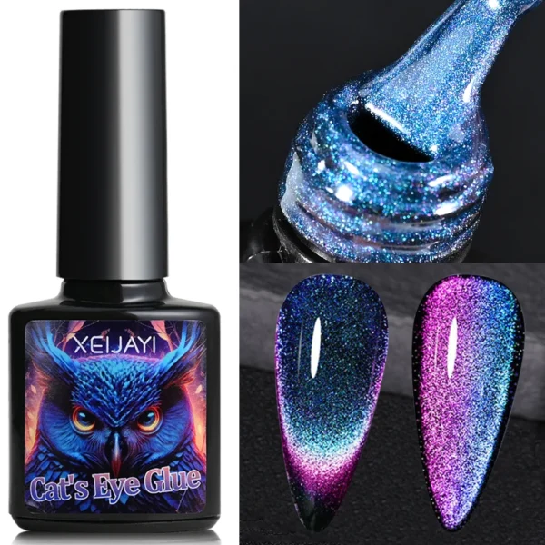 8ml Cat Eye Nail Gel Polish 9D Upgraded Magnetic Gel Polish Galaxy Chameleon Effect Nail Gel Soak Off Salon Manicure Nail Gel - Image 42