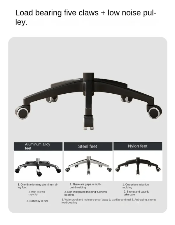 Ergonomic Chair Lumbar Computer Chair Home Comfort Sedentary Gaming Chair Reclining Office Chair For Desk chair news - Image 54
