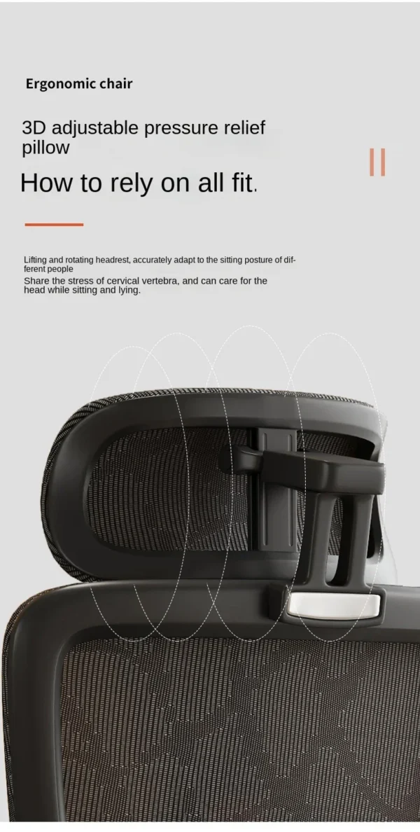 Ergonomic Chair Lumbar Computer Chair Home Comfort Sedentary Gaming Chair Reclining Office Chair For Desk chair news - Image 40