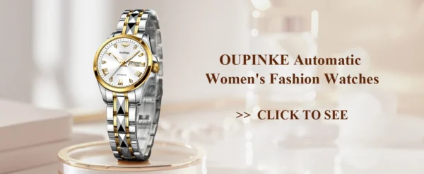 OUPINKE 3171 Automatic Watch for Women Top Brands Tungsten steel Sapphire Waterproof Luxury Wristwatch Women's Mechanical Watch - Image 26
